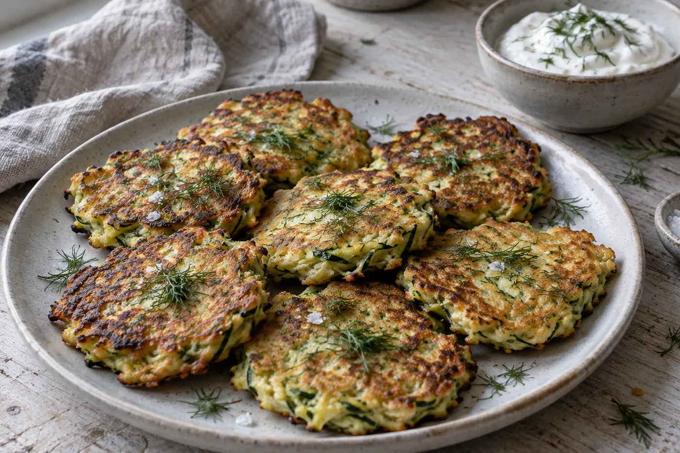 Кабачковые оладьи
