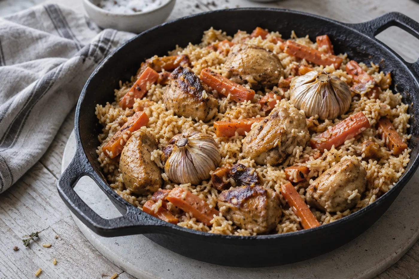 Плов с курицей